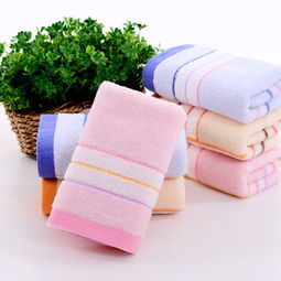 博慶日用品 熱銷(xiāo)特賣(mài)素色段邊純棉毛巾，廠家直供優(yōu)質(zhì)吸水加厚禮品